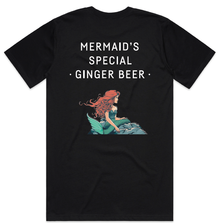 Black T-Shirt Mermaid