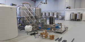 Brewhouse construction in Malaga factory